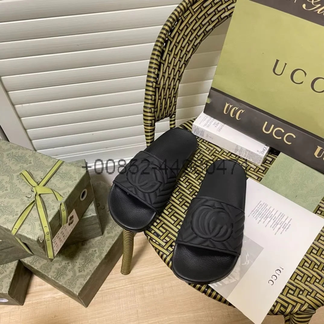 25 explosive slippers summer fashion outside wear women couples new striped thick soles non-slip word home bath bathroom