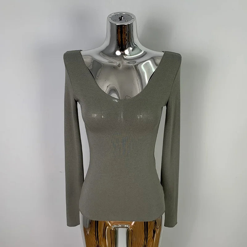 T Shirt Women Basic Casual 2025 Summer T-Shirt O Neck Woman Clothes Sexy Low Chest See Through Soft Slim Tops Tee Shirt Femme