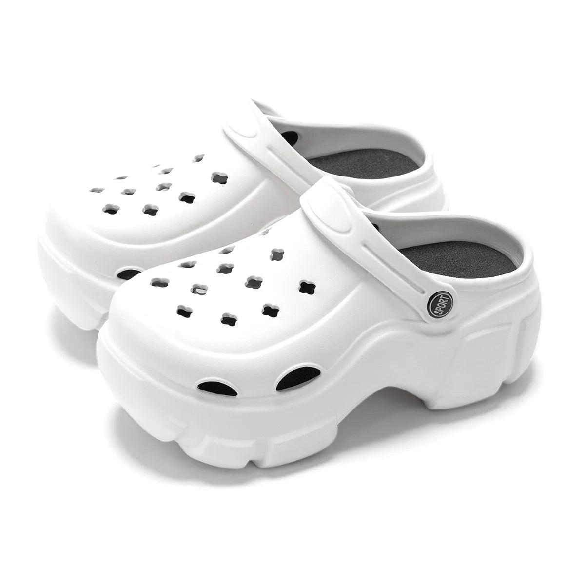 Thick Bottom Women Cave Shoes Heightened Platform Beach Sandals Fashion Comfortable Indoor Outdoor Slippers