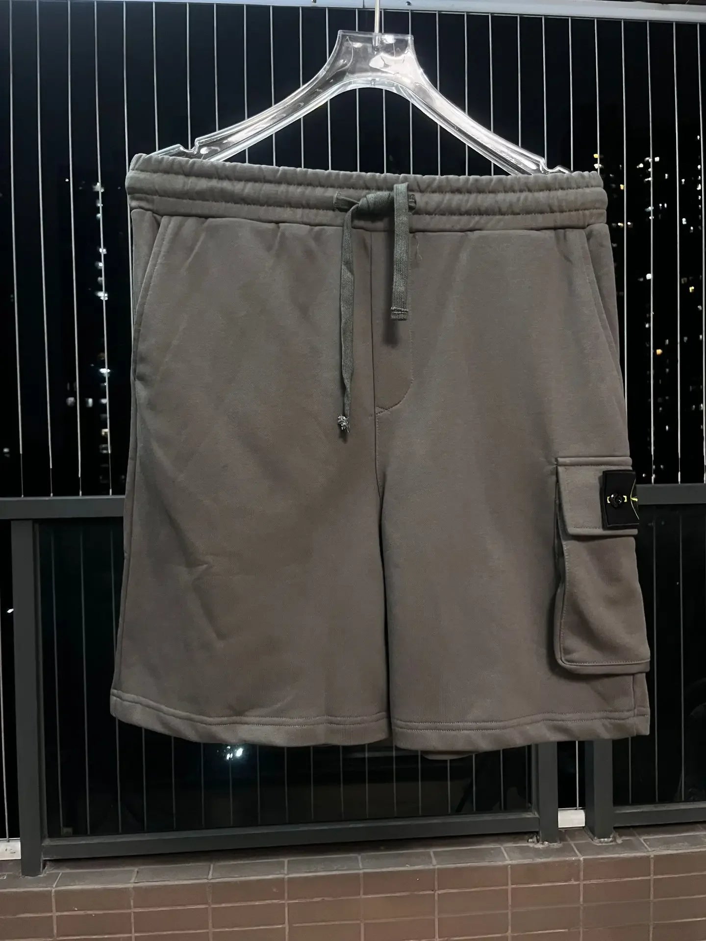 Cross-border Stone Men's Women's Casual Shorts Summer New Pocket Sleeve Basic Style Trendy Fashion Short Pants