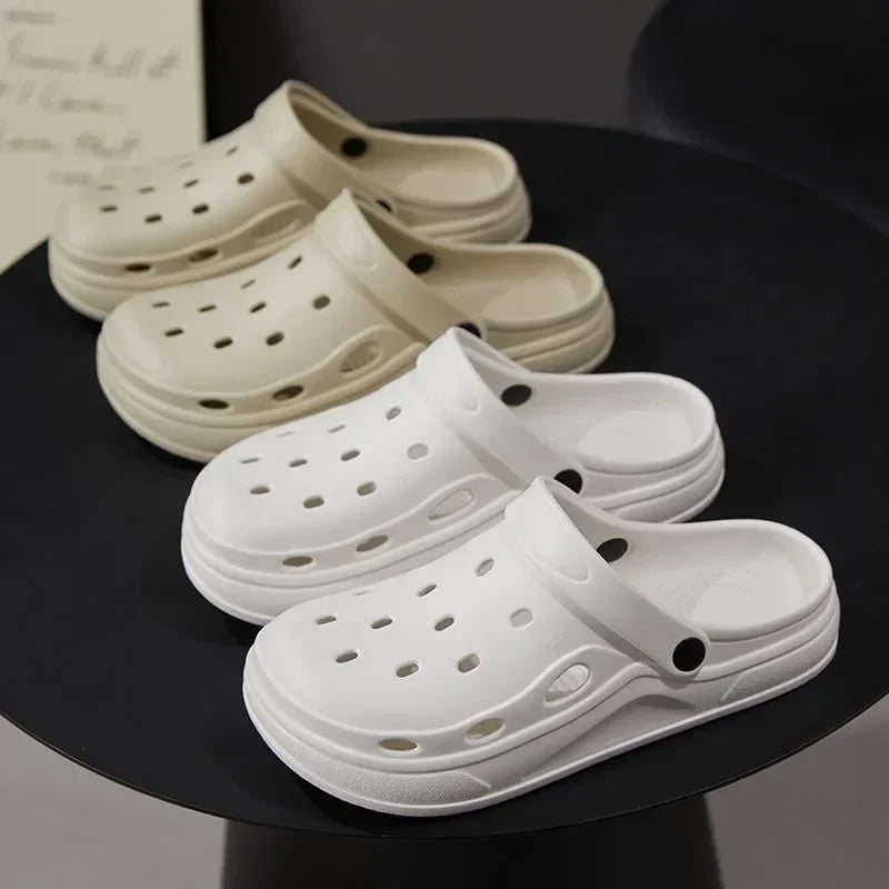 ZHIDA Fashion EVA Sandals Casual Comfortable Garden Beach Shoes Outdoor Indoor Unisex Slippers with Holes Woman's Slippers