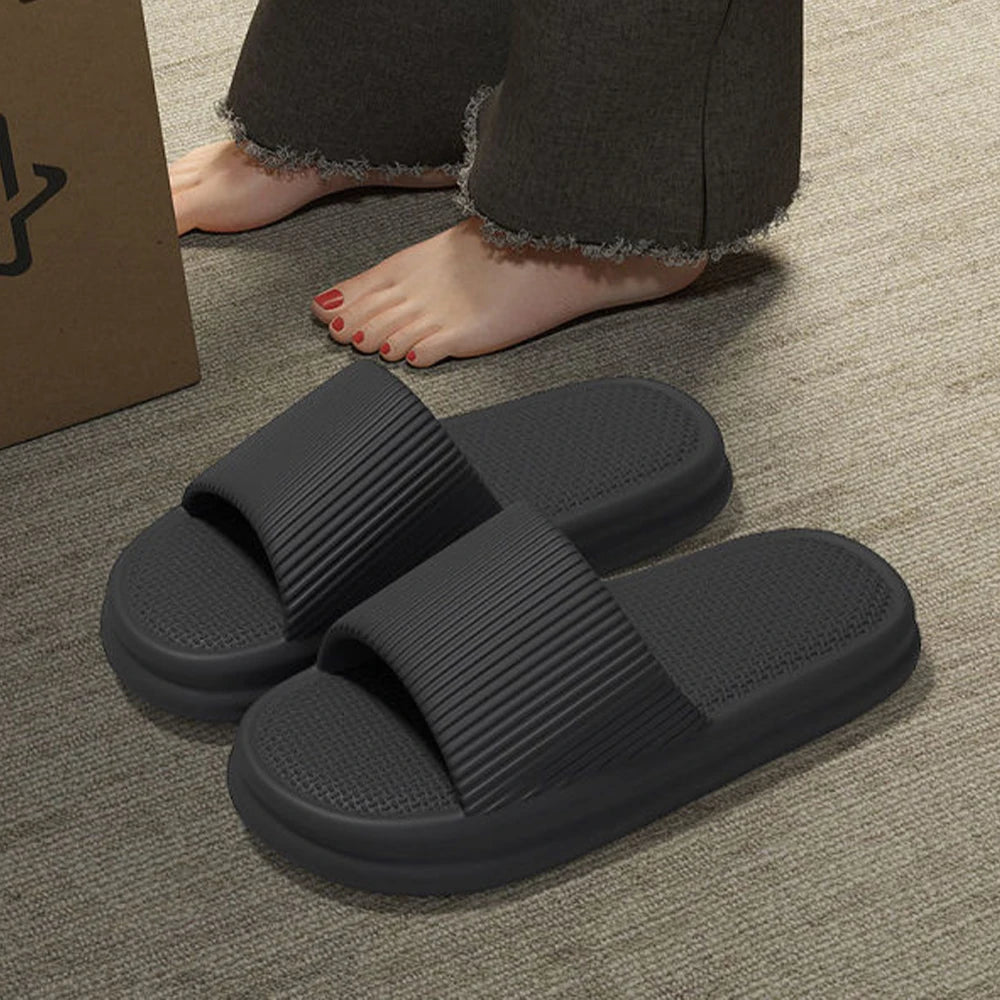 ZHIDA Cloud Slippers For Men Flip Flops Beach Sandals Male Slipper Bathroom Non-Slip Slides Men Women Slipper Indoor House Shoes