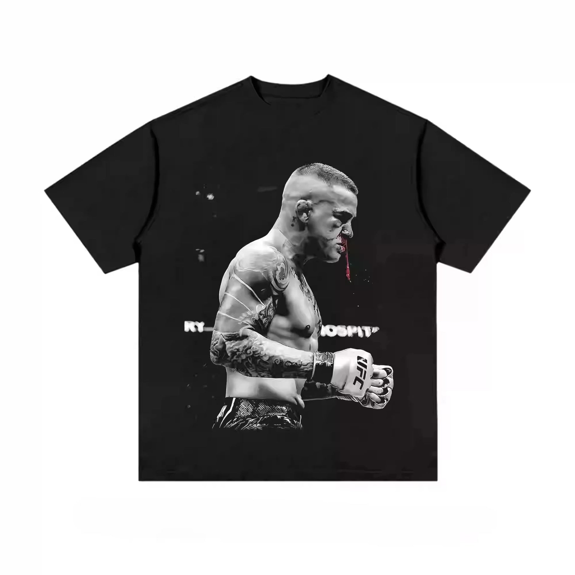 2025 New Retro Trend Portrait Classic Ufc Star Print Women Men's T-shirt Cotton Fashion Y2K Top Summer Short Sleeve Clothing Tee