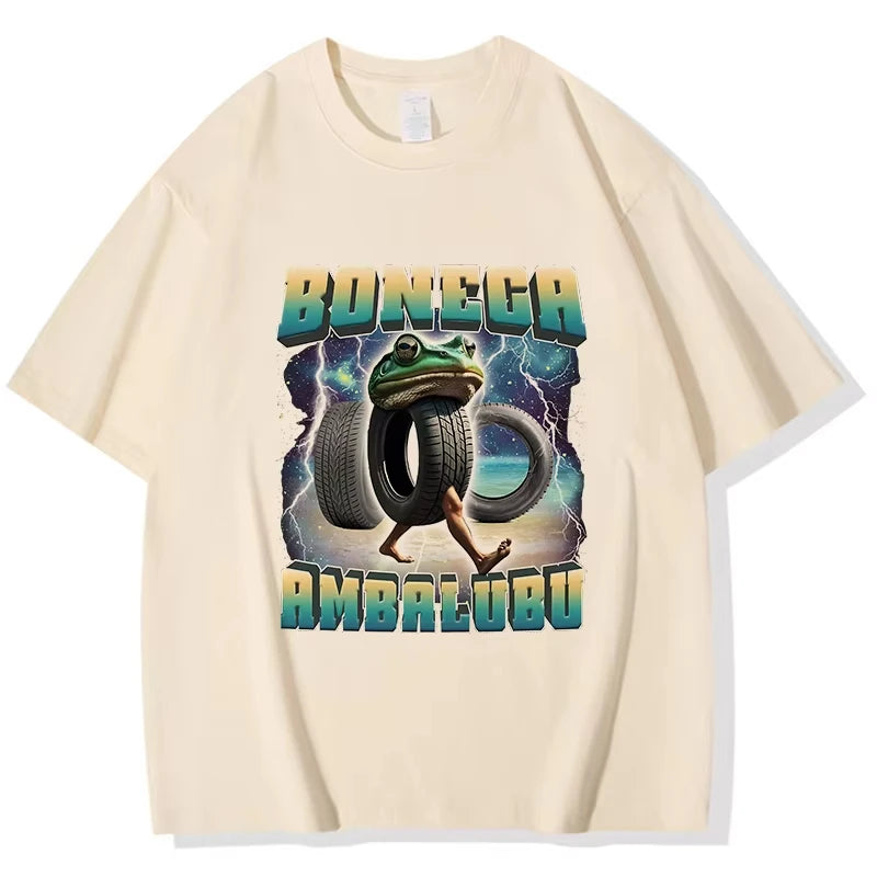 Tralalero Tralala Tung Sahur Bombardiro Crocodilo Tee Shirt Funny Italian Brainrot T-shirt Men Women Meme Print Top Short Sleeve