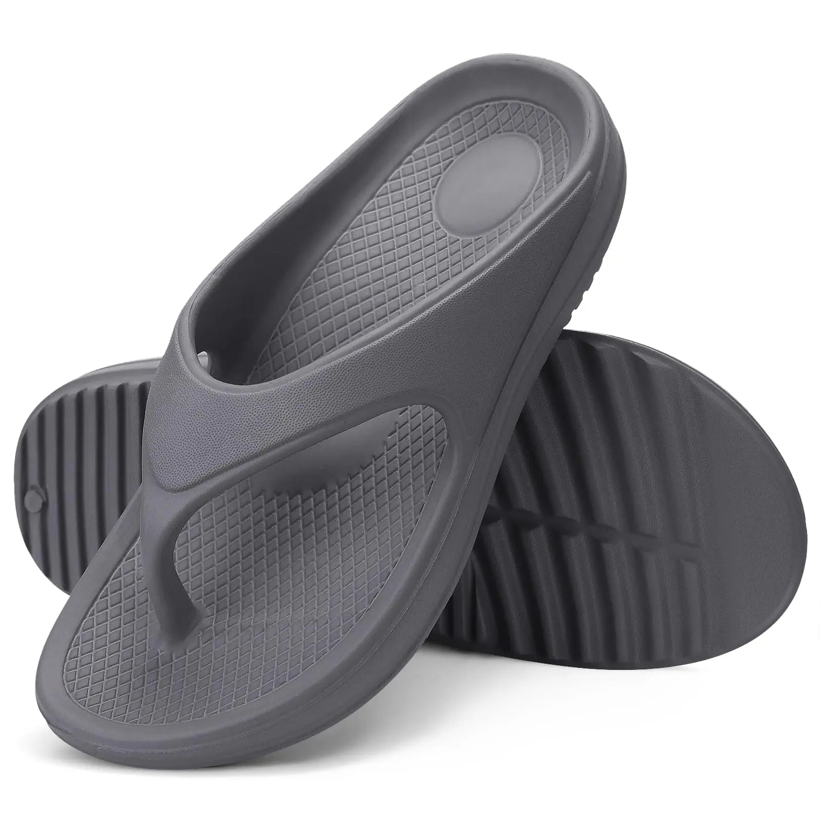 Evshine New Outdoor Orthopedic Flip-flops With Arch Support Non-slip Shower Slides Light Beach Sandals Women's Summer Slippers