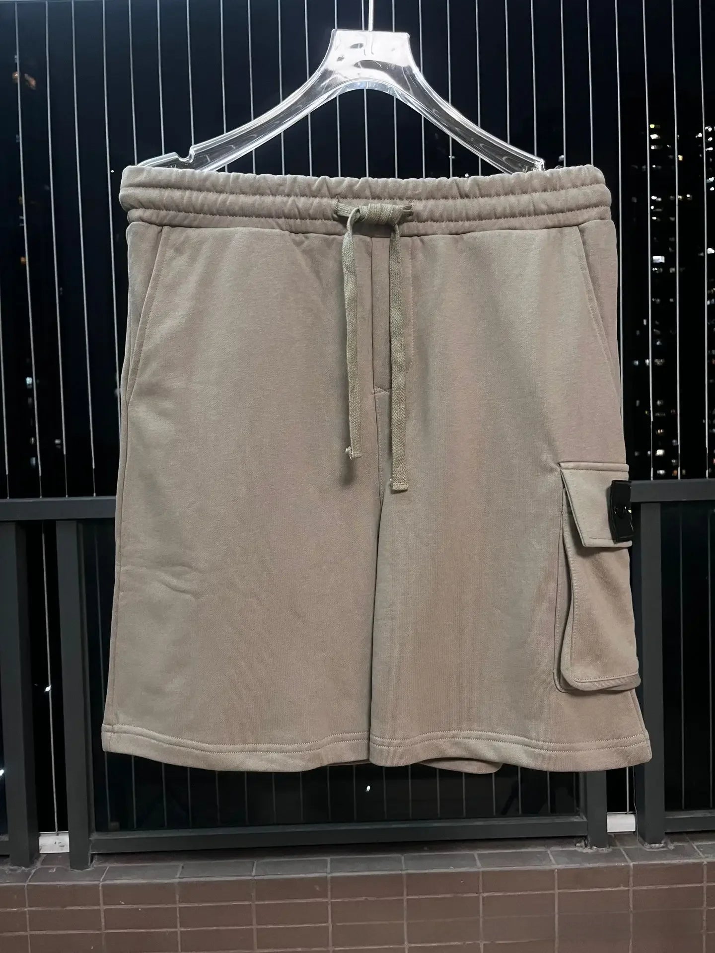 Cross-border Stone Men's Women's Casual Shorts Summer New Pocket Sleeve Basic Style Trendy Fashion Short Pants