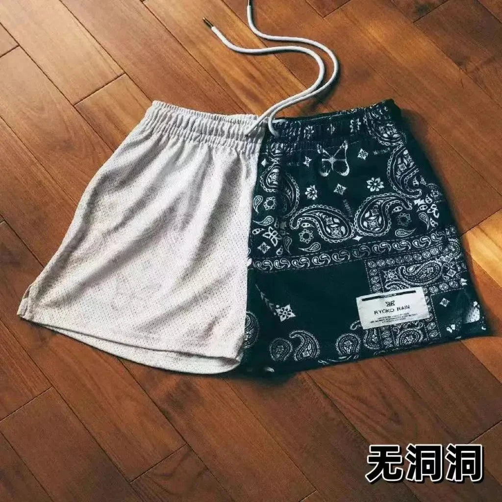 New Men's And Women's Universal Mesh Summer Casual Shorts Quick Dry Sports Shorts Beach 3d Printed Drawstring Breathable Shorts