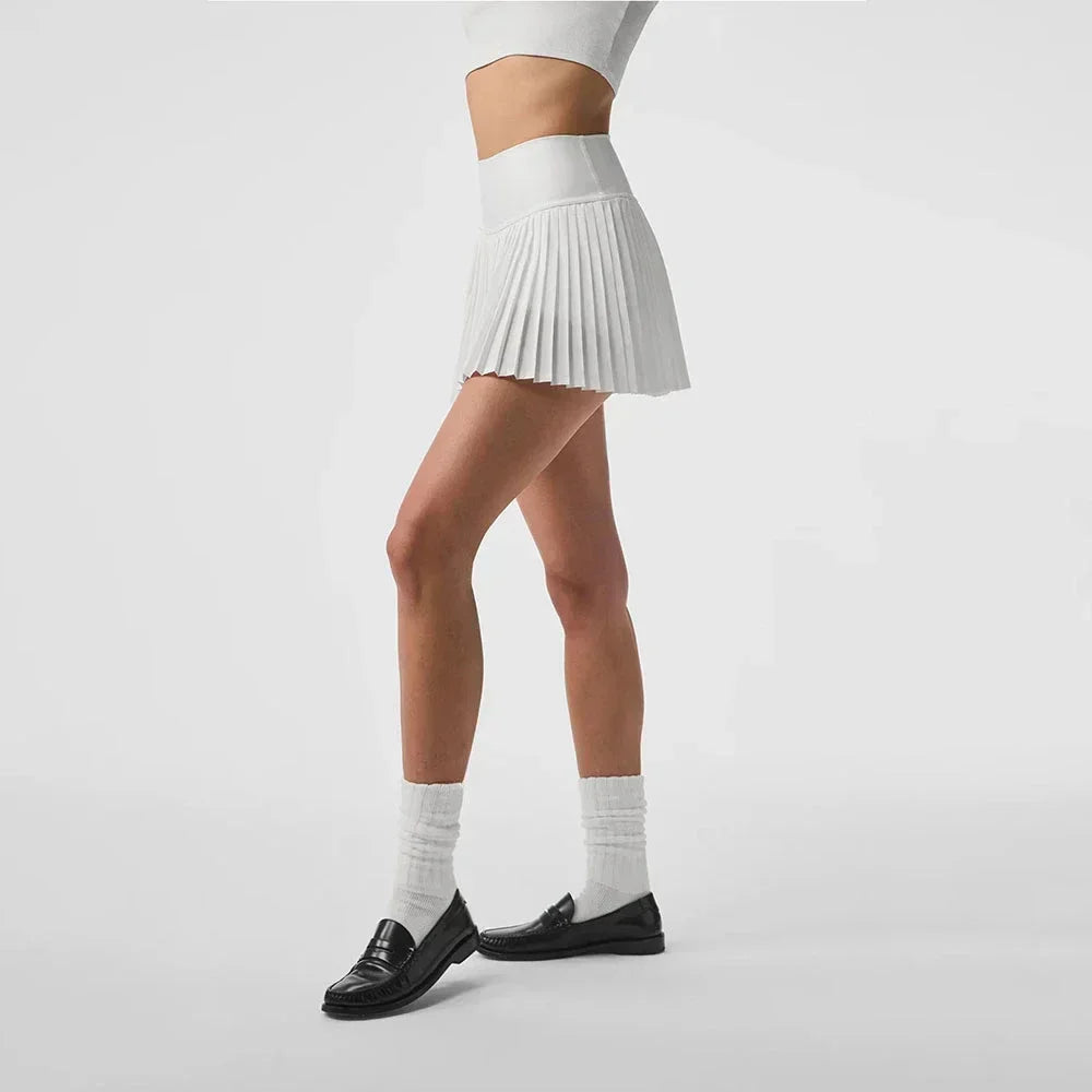 AL Tennis Skirt Golf Skirt  Tenis Skirt Yoga Sport Gym Pleated Skirt Cool and Comfortable in Summer Cute and Sexy