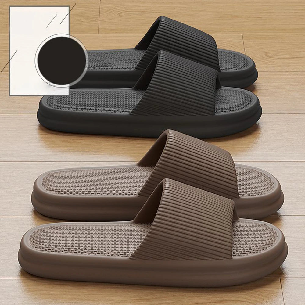 ZHIDA Cloud Slippers For Men Flip Flops Beach Sandals Male Slipper Bathroom Non-Slip Slides Men Women Slipper Indoor House Shoes
