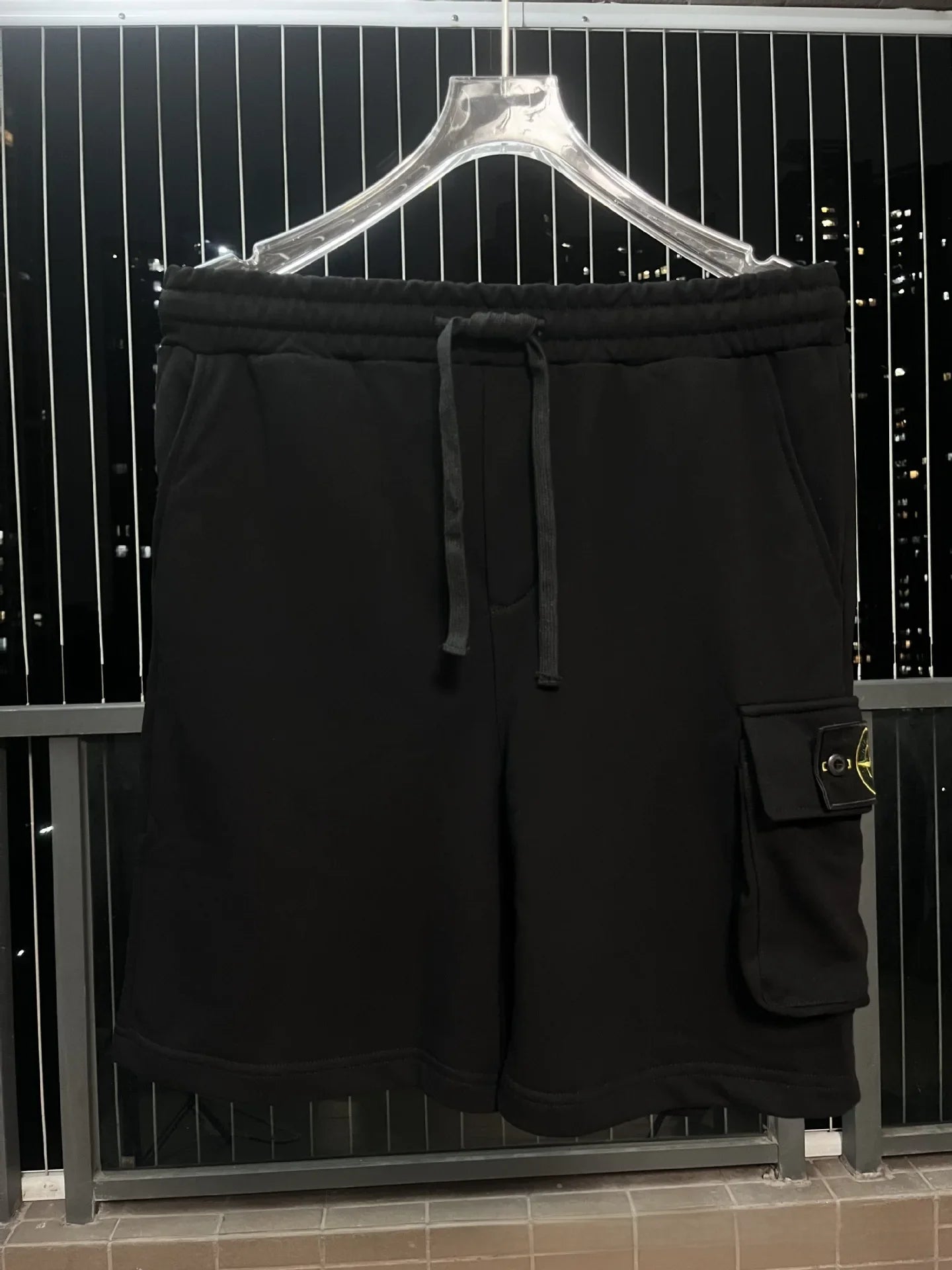 Cross-border Stone Men's Women's Casual Shorts Summer New Pocket Sleeve Basic Style Trendy Fashion Short Pants