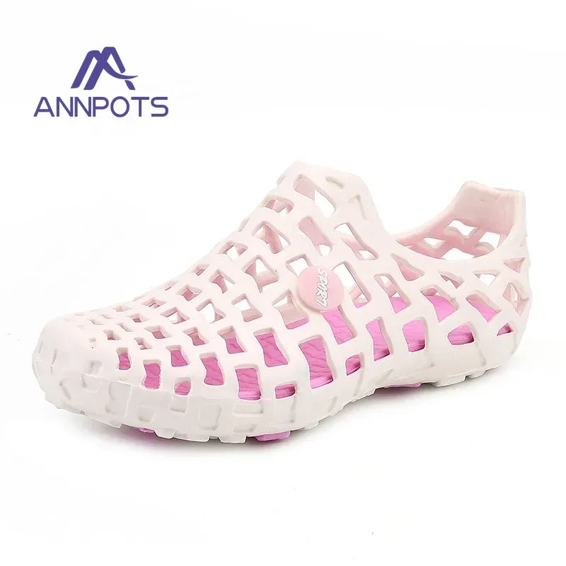 New Summer Water Shoes Men Breathble Hollow Beach Sandals Upstream Aqua Shoes Women Quick Dry River Sea Slippers Diving Swimming