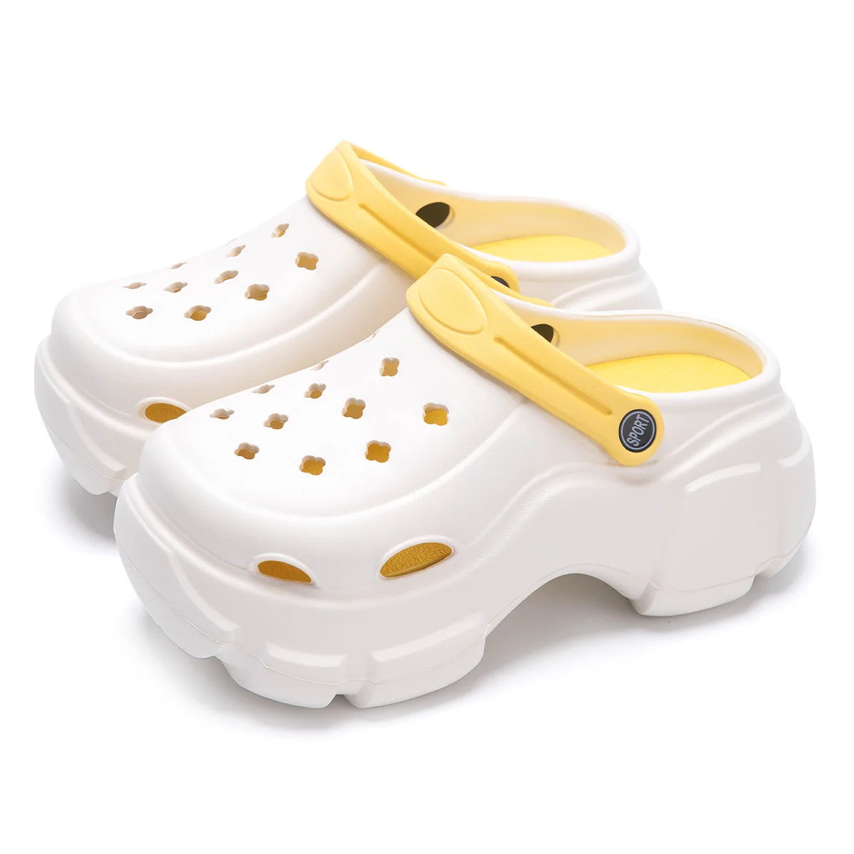 Thick Bottom Women Cave Shoes Heightened Platform Beach Sandals Fashion Comfortable Indoor Outdoor Slippers