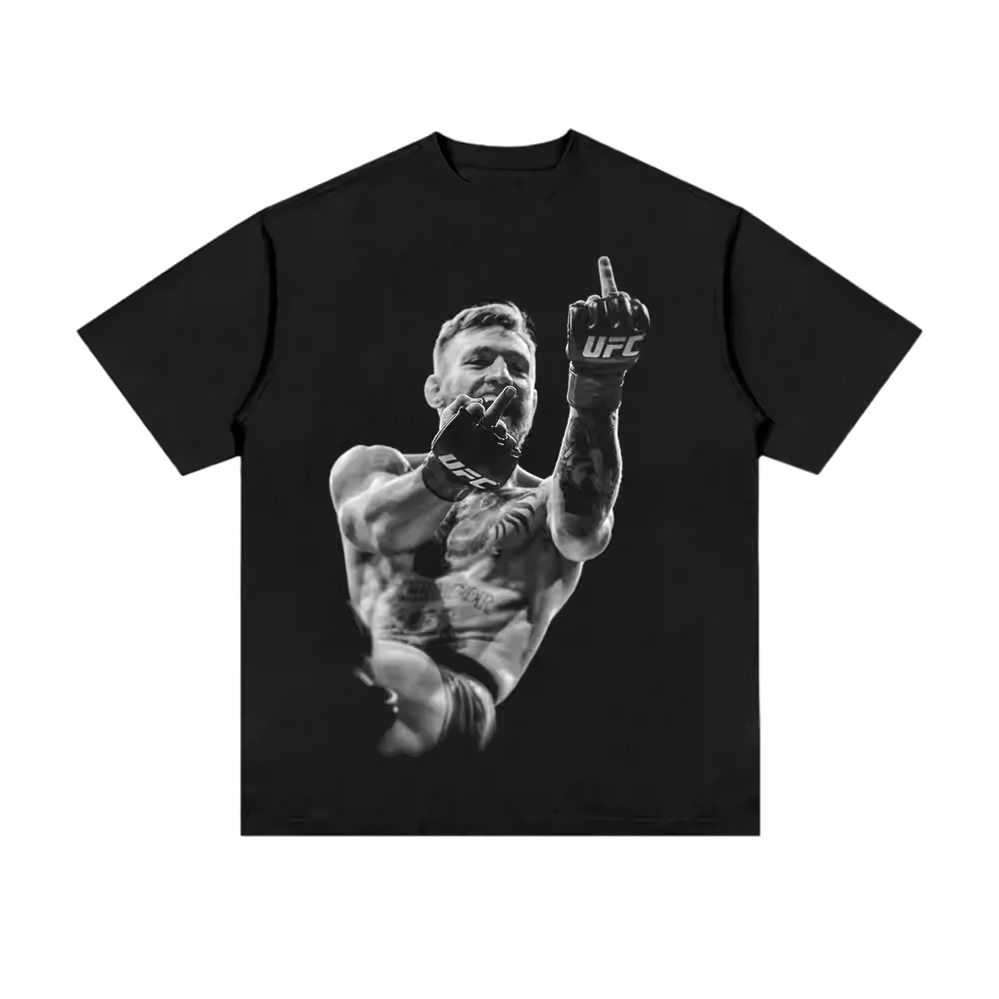 2025 New Retro Trend Portrait Classic Ufc Star Print Women Men's T-shirt Cotton Fashion Y2K Top Summer Short Sleeve Clothing Tee