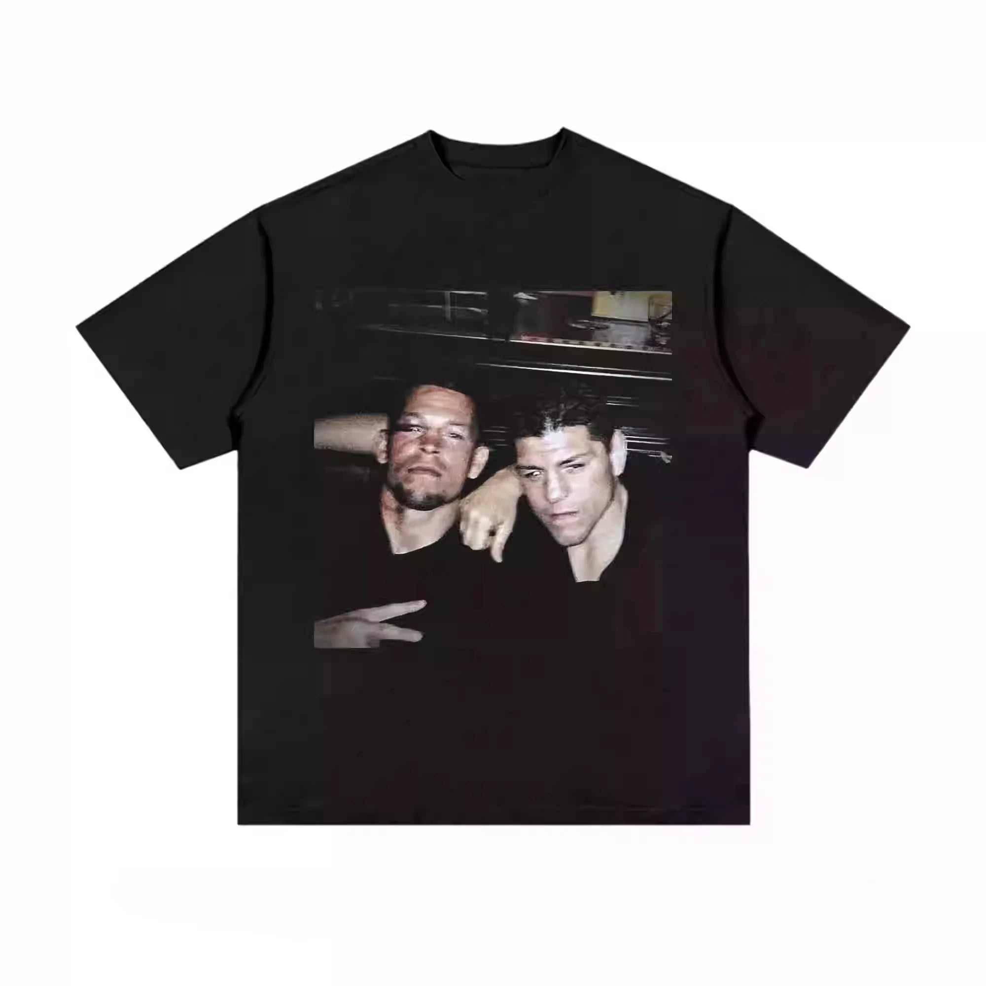 2025 New Retro Trend Portrait Classic Ufc Star Print Women Men's T-shirt Cotton Fashion Y2K Top Summer Short Sleeve Clothing Tee