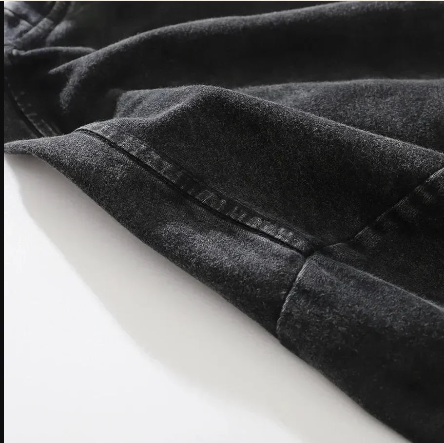 American Hip Hop Tyler The Creator Printed Washed Short Sleeve Men's T-Shirt Loose Crew Neck Top