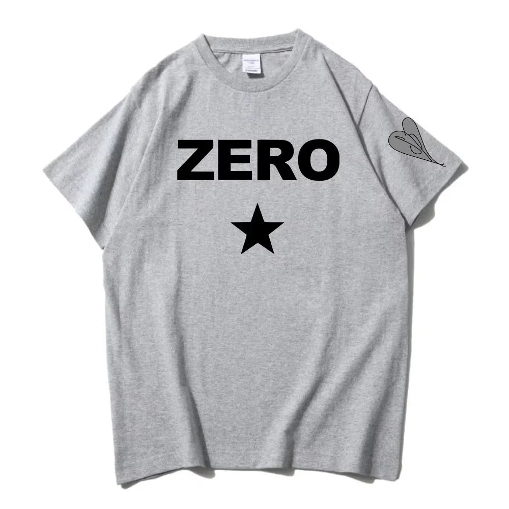 Zero Printing T-shirt The Smashing Pumpkins Rock Band Tshirts Hip Hop UnisexStreetwear Cotton Soft Men Women T Shirt Graphic Tee
