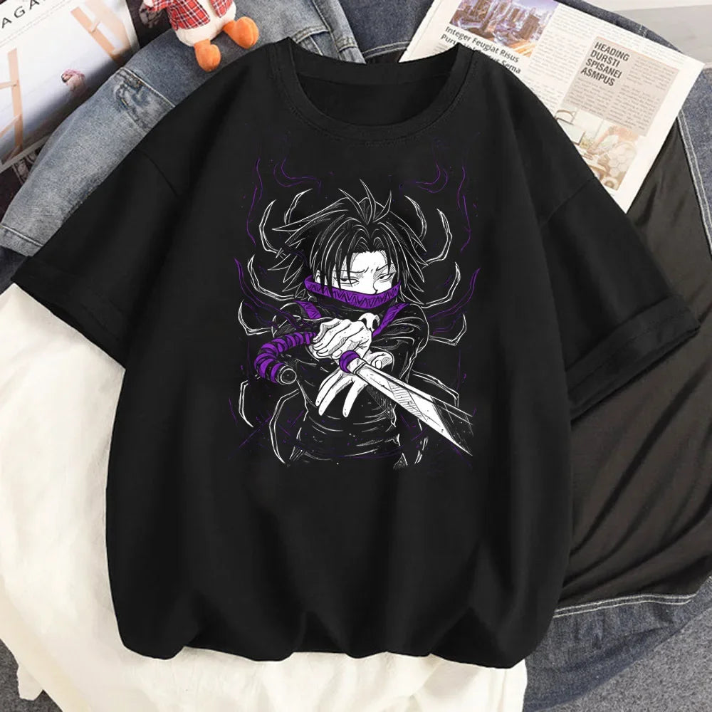 3D PrintingHunter X Hunter T-Shirt Men and Women Aesthetics Anime Breathable Gothic T-Shirt Comfort Aesthetics Anime Grunge Punk