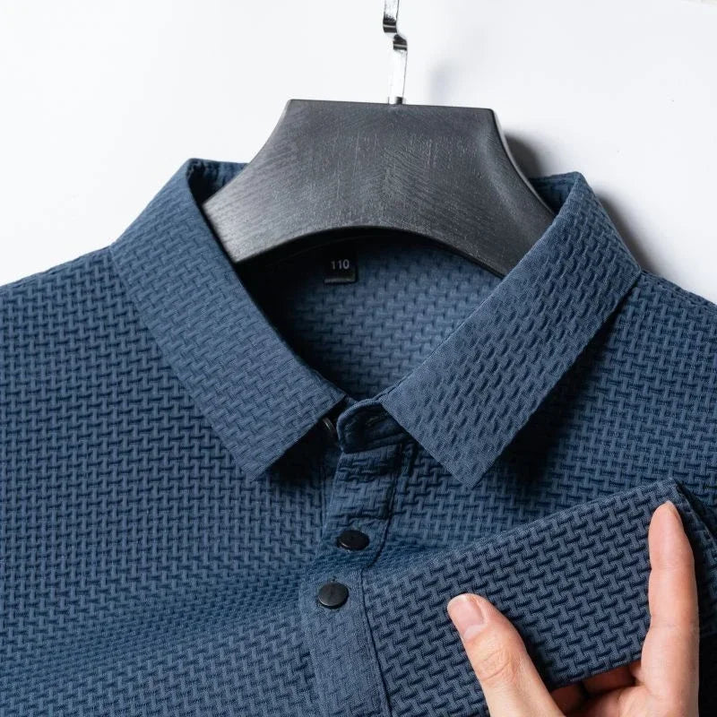 Upto XS-7XL Men's Short Sleeve T-shirt Cool and Breathable POLO Shirt Business Casual Sweat-absorbing Top Tees