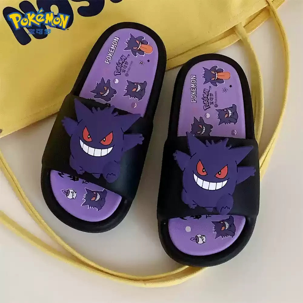 Anime Gengar Adult/Children Slippers Cartoon Kawaii Cute Man Woman Summer Outdoor Sandals Casual Breathable EVA Shoes Gift