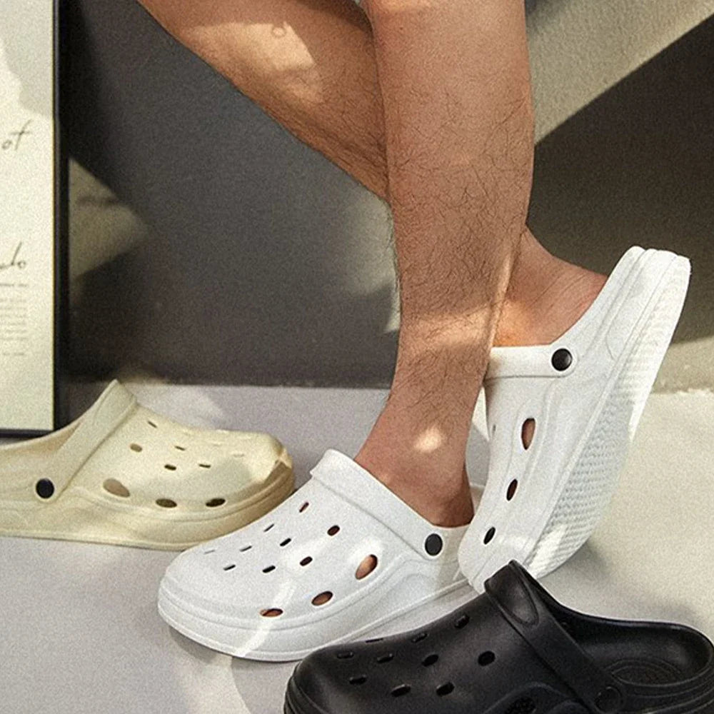 ZHIDA Fashion EVA Sandals Casual Comfortable Garden Beach Shoes Outdoor Indoor Unisex Slippers with Holes Woman's Slippers