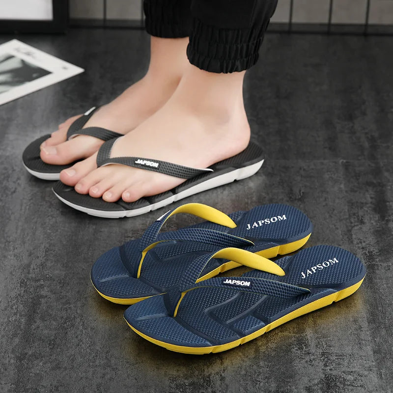 Blue Massage Slippers Men Flip Flops Big Size 49 50 Casual Slides Men Beach Flip Flops Men Eva Slippers Summer chanclas hombre