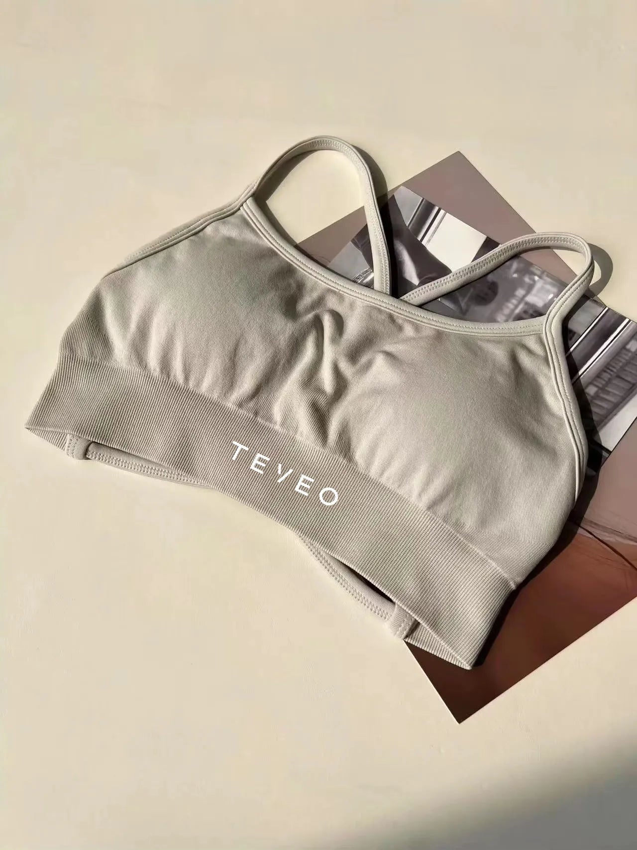 2025 TEVEO Women's Bra Transparent Sports Gym Women's Recommended Workout Fitness Sportswear Yoga Underwear Sports Vest Top