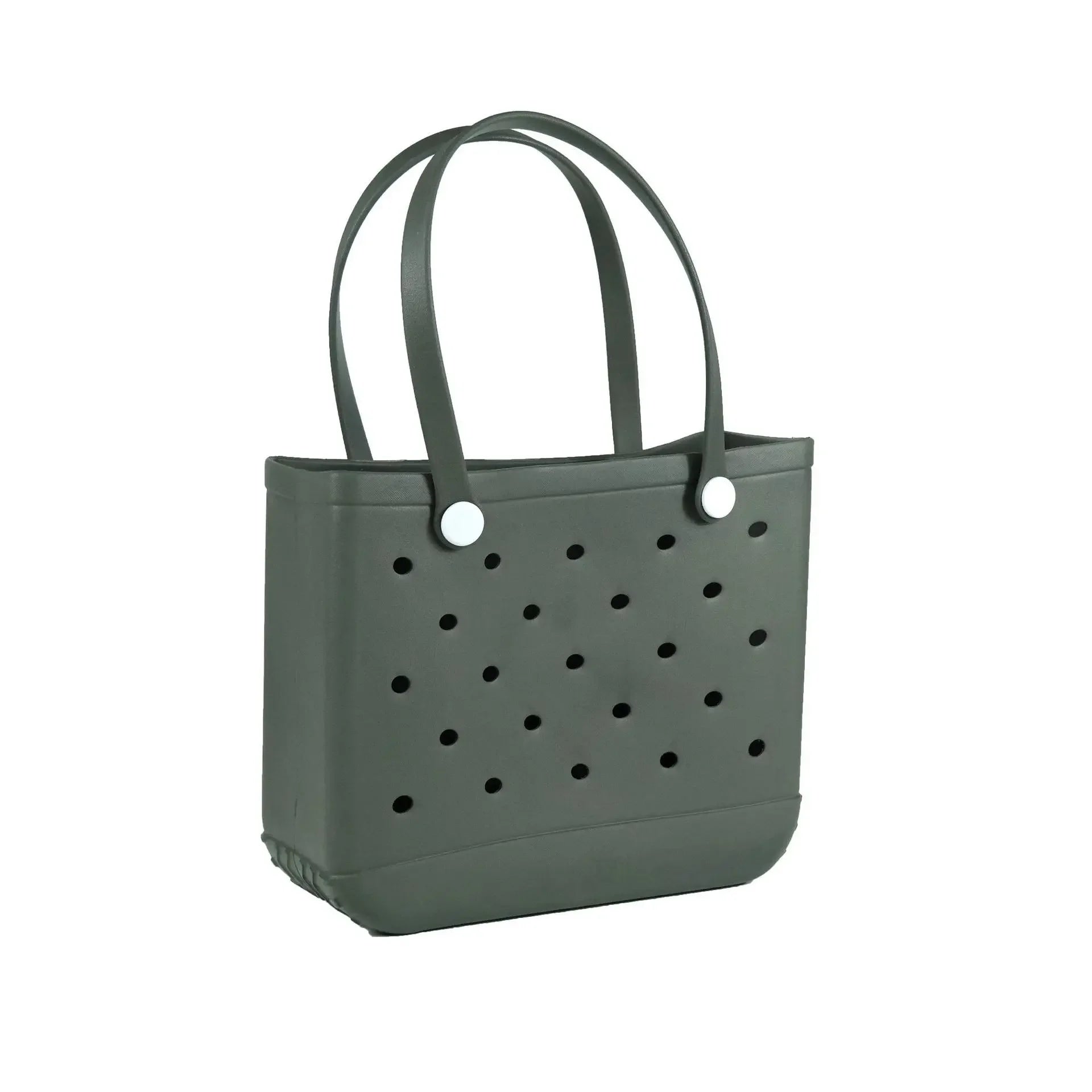 Beach bogg Bag Tote Silicone Basket Waterproof Travel Jelly Handbag Women Picnic Basket Multi-Purpose Croc Handbag Shopping Bags