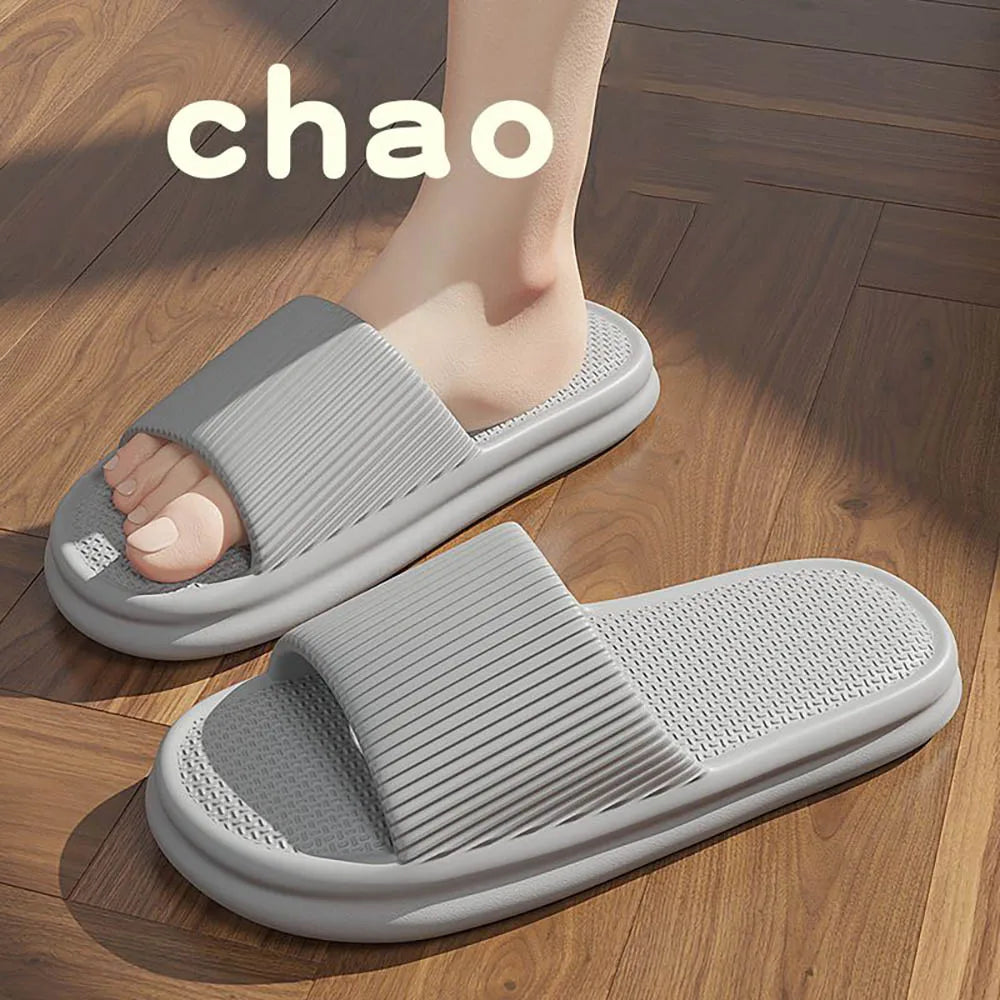 ZHIDA Cloud Slippers For Men Flip Flops Beach Sandals Male Slipper Bathroom Non-Slip Slides Men Women Slipper Indoor House Shoes