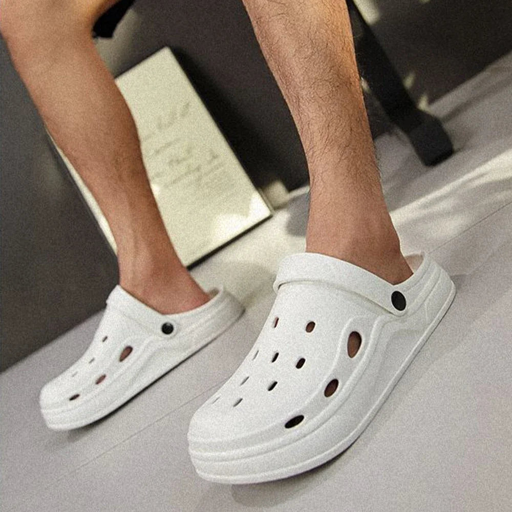 ZHIDA Fashion EVA Sandals Casual Comfortable Garden Beach Shoes Outdoor Indoor Unisex Slippers with Holes Woman's Slippers