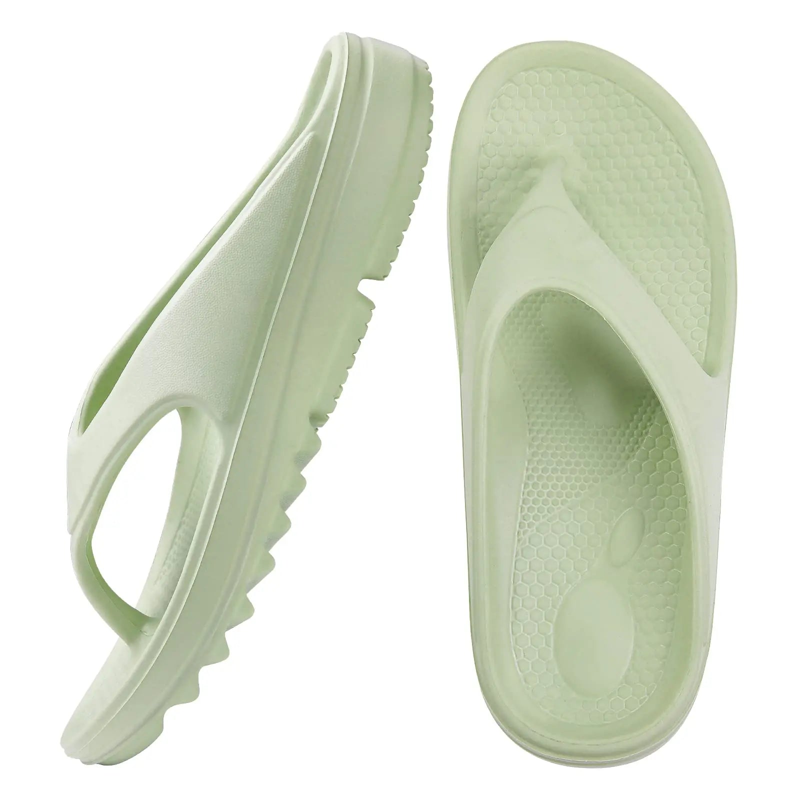 Evshine New Outdoor Orthopedic Flip-flops With Arch Support Non-slip Shower Slides Light Beach Sandals Women's Summer Slippers