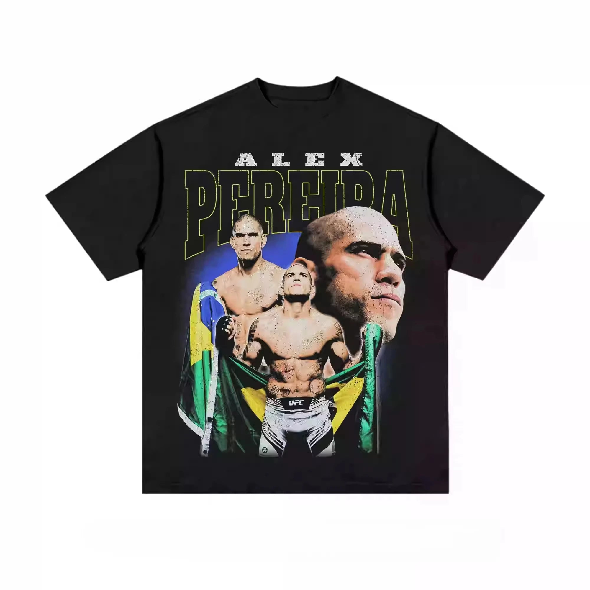 2025 New Retro Trend Portrait Classic Ufc Star Print Women Men's T-shirt Cotton Fashion Y2K Top Summer Short Sleeve Clothing Tee