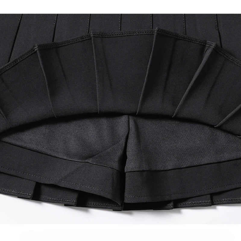 Summer High Waist Pleated Skirt Women Saias Vintage Sexy Mini Skirts Faldas Harajuku Casual Jupe Streetwear Woman Clothes New