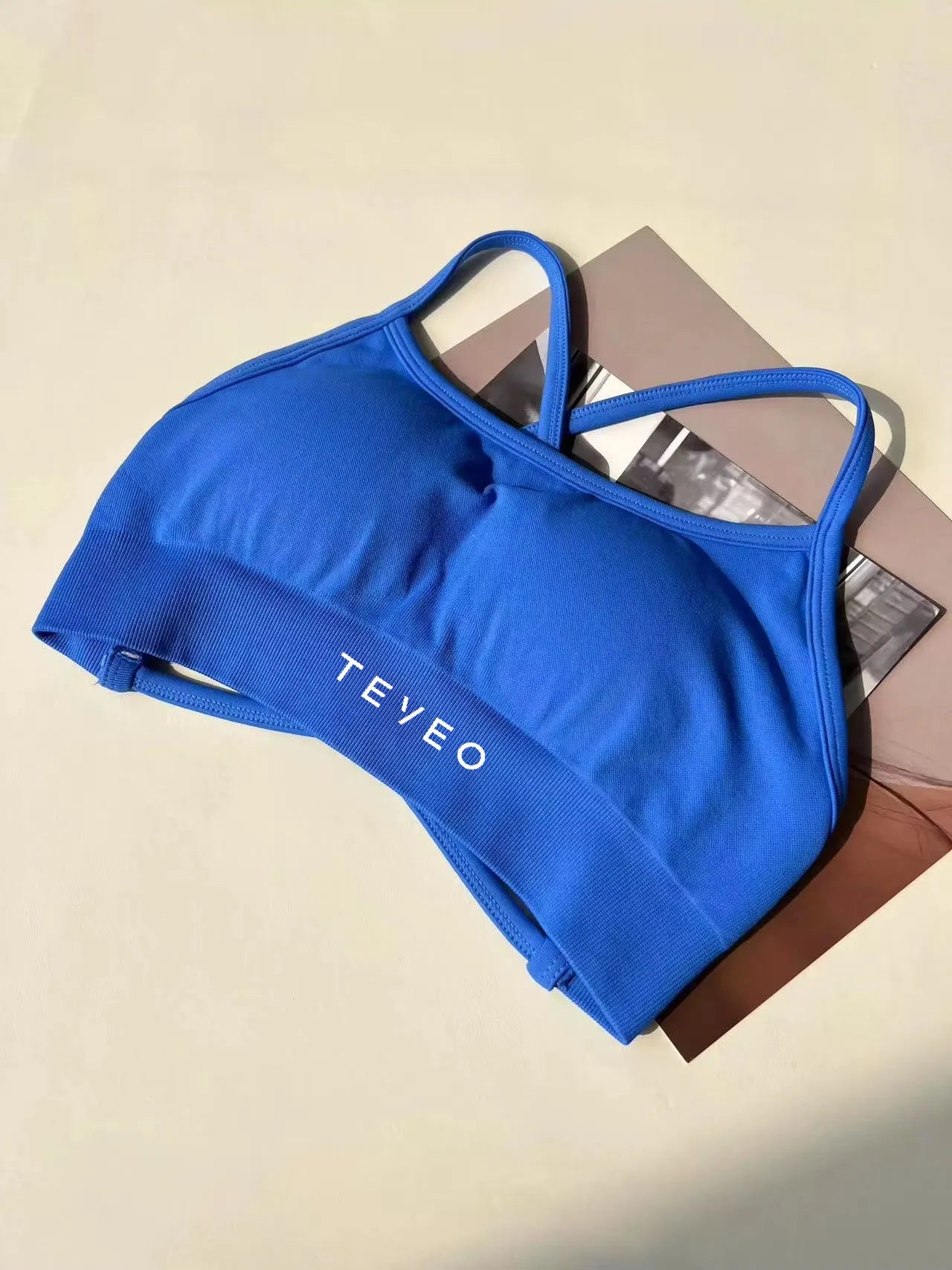 2025 TEVEO Women's Bra Transparent Sports Gym Women's Recommended Workout Fitness Sportswear Yoga Underwear Sports Vest Top