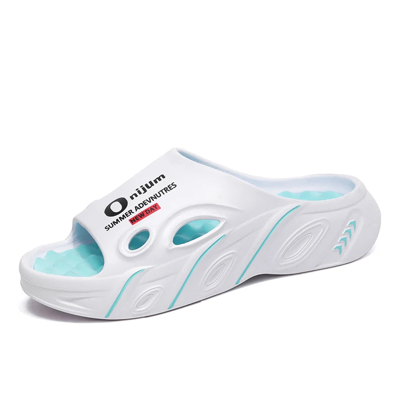 Men Slippers Summer New 2025 Slides Sandals EVA Soft-sole Unisex Men Women Indoor Outdoor Walking Beach Shoes
