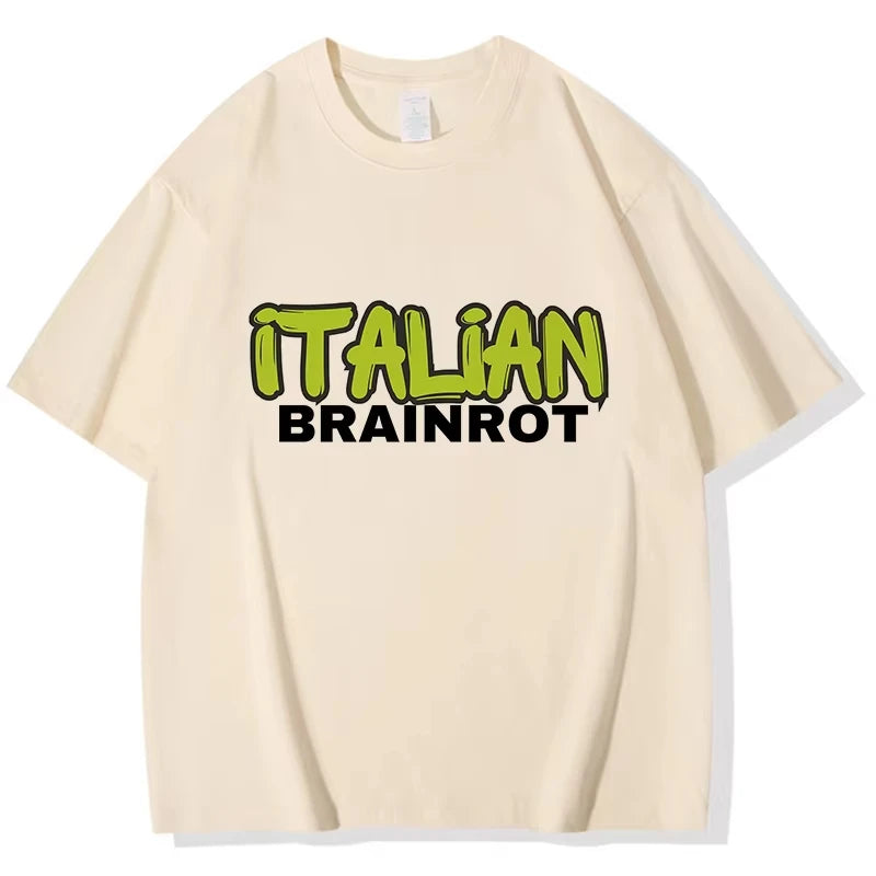 Tralalero Tralala Tung Sahur Bombardiro Crocodilo Tee Shirt Funny Italian Brainrot T-shirt Men Women Meme Print Top Short Sleeve